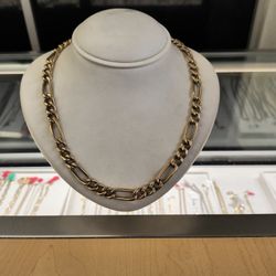 10k Solid Gold Figaro Necklace 130.5 Grams 26 Long Layaway Available 10% Dwon If You Interested Please Make Sure You Ask For Maribel Thank You 