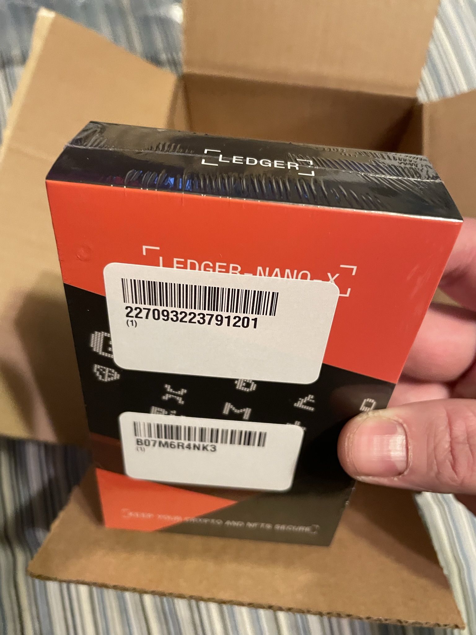 BRAND NEW LEDGER NANO X UNOPENED …!