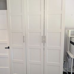 IKEA Pax Wardrobe with Komplement Inserts / Craft Storage