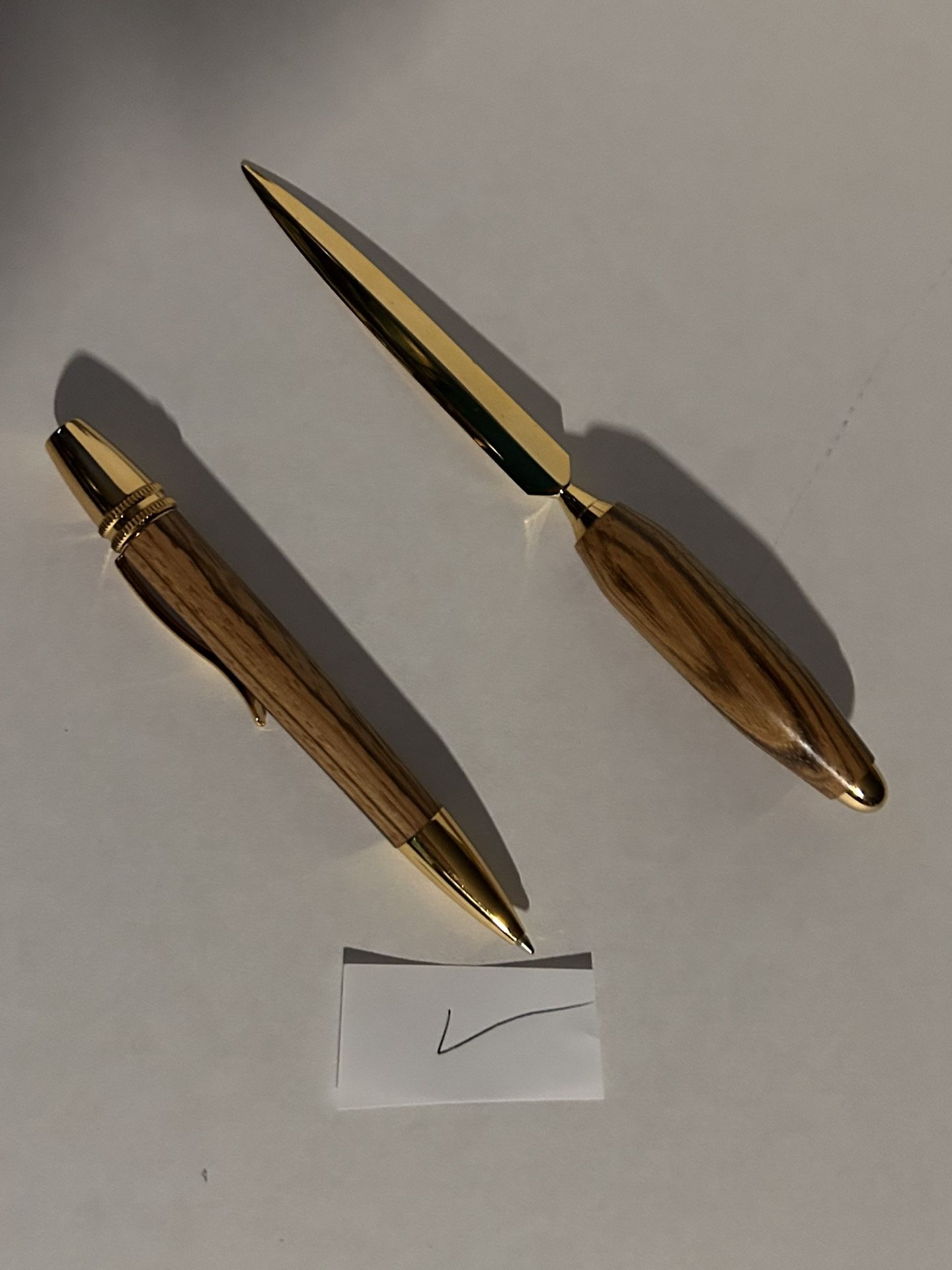 Handmade Wooden Pen And Letter Opener Gifts For Dads,grads, Birthdays 