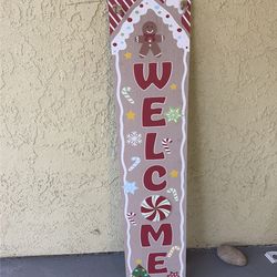 Reversible  porch sign