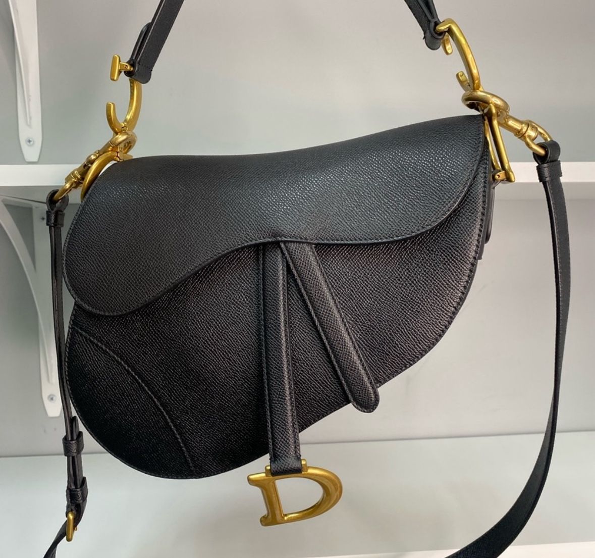 Black saddle Shoulder Bag 