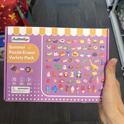 Summer Puzzle Eraser Variety Pack