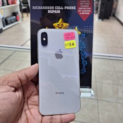 Apple IPhone X 64gb AT&T AND CRICKET Unlocked 