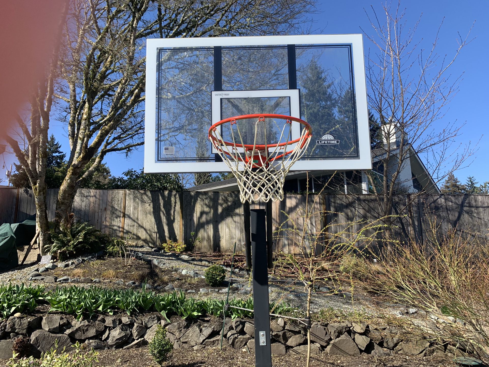  Basketball Backboard & Hoop Only
