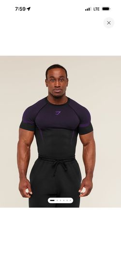XL PURPLE GYMSHARK MUSCLE SHIRT