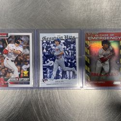 Boston Red Sox rookie card lot(Lot of 3)