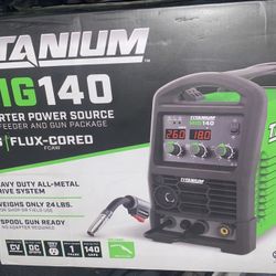 TITANIUM UNLIMITED 140 Professional Multi-Process Welder with 120V Input