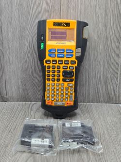 DYMO Rhino 5200 Industrial Label Maker - Black/Yellow