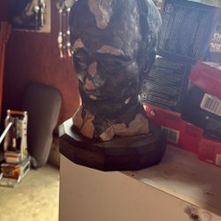 Abraham Lincoln Vintage Bust Worn In Areas Aged Right