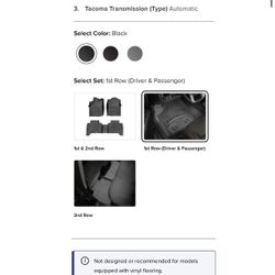 Toyota Tacoma Weather Tech