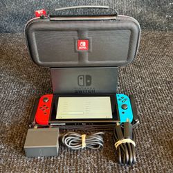 Nintendo Switch Bundle with Dock, Cables & Case