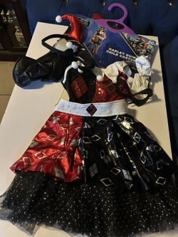 Harley Quinn Child Costume Size 4-6