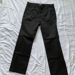 Dockers Men Pants Signature Jet Black Slim Fit Size 32 x 30