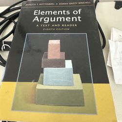 Elements Of Argument 8th Eighth Edition. 