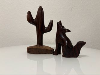 Ironwood Saguaro Cactus and Coyote