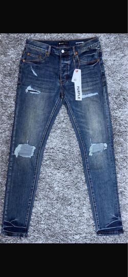 Purple jeans