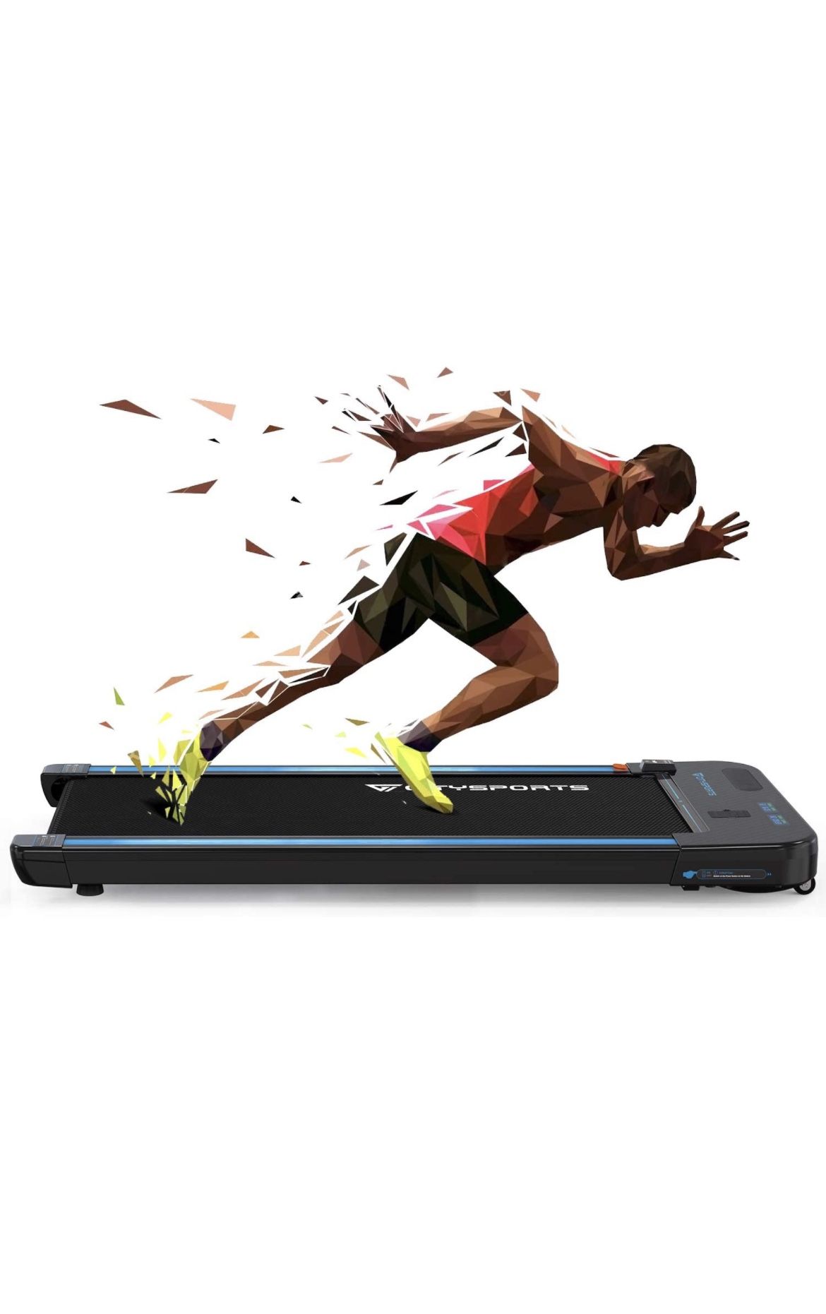 23-   Treadmill for Home,Under Desk Treadmill Portable Walking Pad,Bluetooth Built-in Speakers, Adjustable Speed, LCD Screen & Calorie Counter, Ultra 