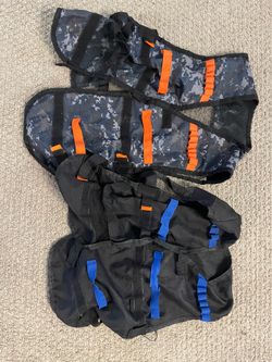 Nerf vests and Nerf rifle holder vest