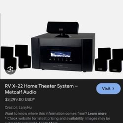 Metcalf Audio RV X-22 Home Theater System  - NEW