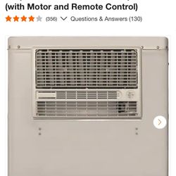 Champion Cooler 4700 CFM 2-Speed Window Evaporative Cooler for 1600 sq. ft. (with Motor and Remote Control)