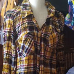 Lane Bryant Long Sleeve Button Up.