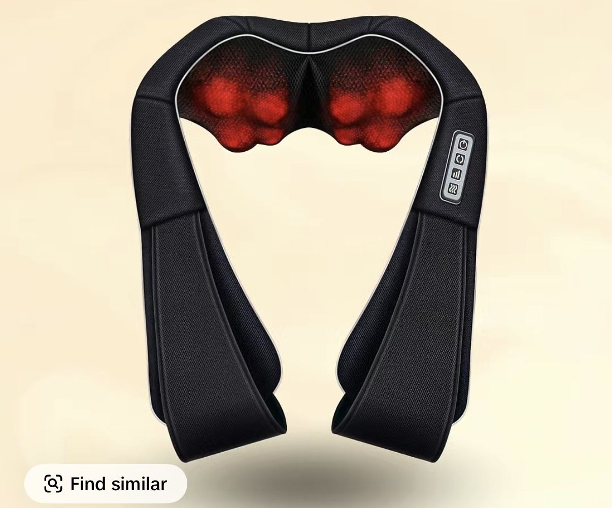 Neck & Back Massager with Heat (in box)