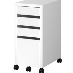 IKEA - MICKE Drawer unit/drop file storage, white, 13 3/4x29 1/2 "