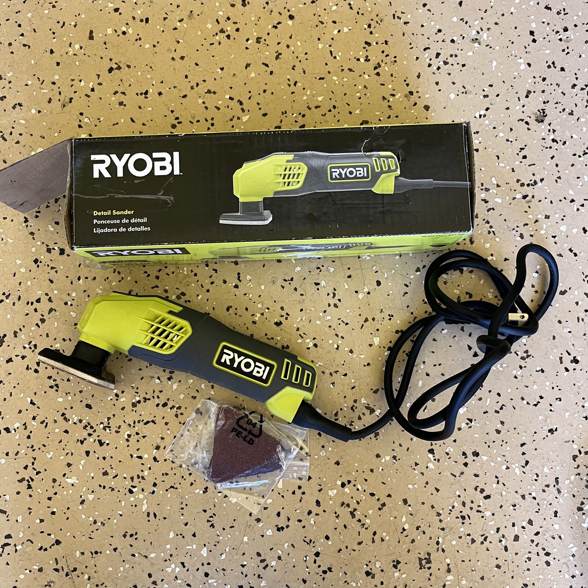 RYOBI 0.4 Amp Corded 2-7/8 in. Detail Sander
