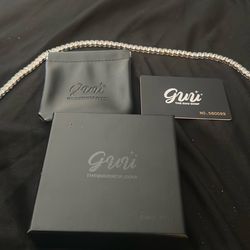 GUU Jewelry 20” Moissanite white gold necklace $450 obo