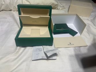 Caja de Rolex original con recibo