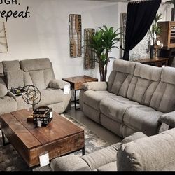 Mitchiner Fog Reclining Living Room Set (Couch Sofa, Loveseat , Sectional Options 