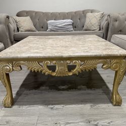 Granite Top Coffee Table 