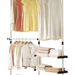 Double 2 Tier Hanger & Shelves