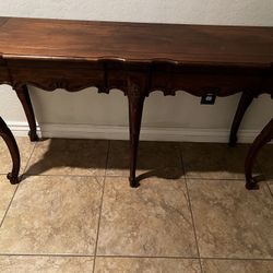 Wood Consol Table 