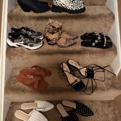 Women’s Shoes, Boots, Combat Boots, Nikes, Heels, Flat Sandals, Mules, All Size 10