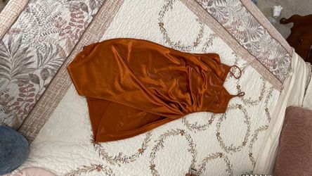 Orange dress