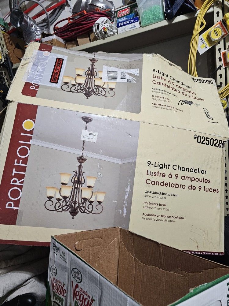 New In Box Big Light Fixture Don't Need Modern