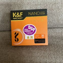 K&F Nano Series Lens Filter. Brand New Never Used 