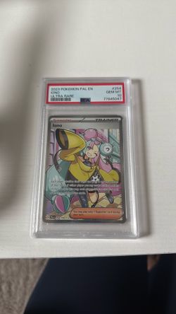 PSA 10 Iono - 254Pokemon Paldea Evolved Full Art Ultra Rare Card