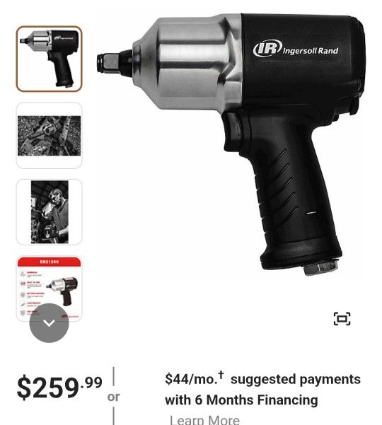 IMPACT 1/2 IR Wrench Black Grey