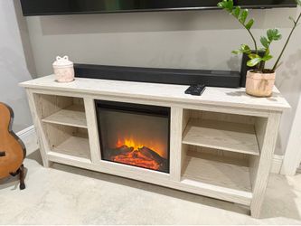 Electric Fireplace TV Console