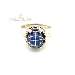 Silver Globe Spinner Ring  Thumbnail