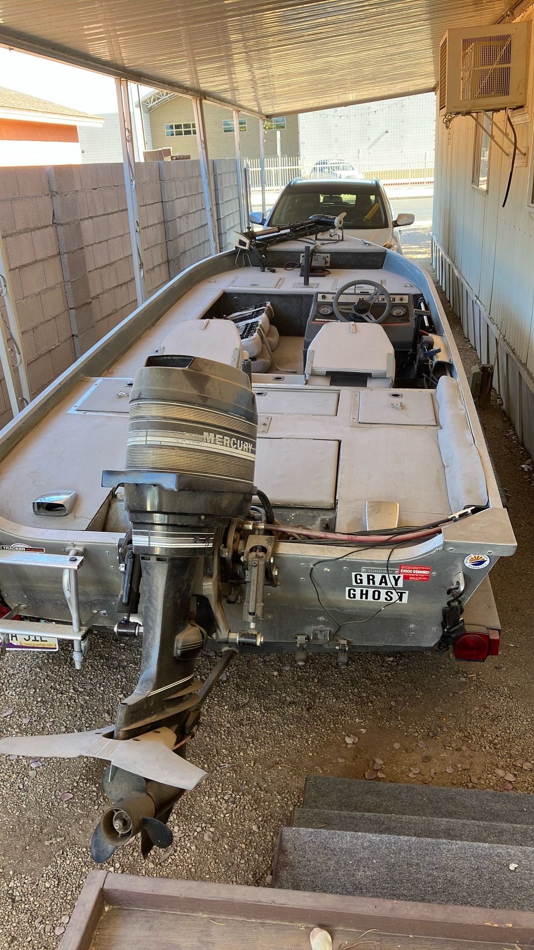 1986 Mercury 50hp Bass Tracker Tournament