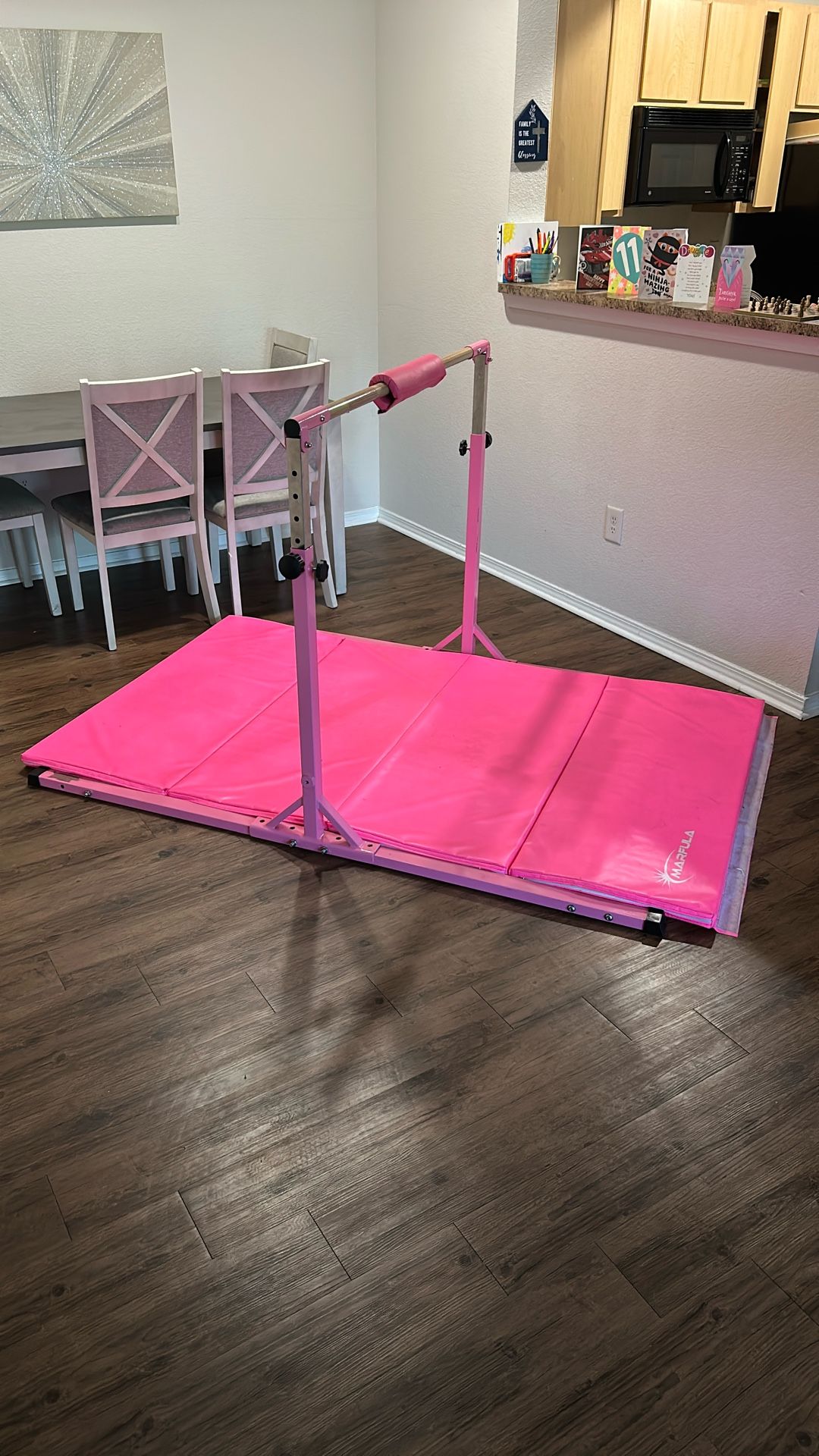 Pink Gymnastic Bar