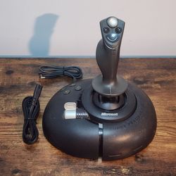 Microsoft SideWinder Force Feedback 2 Joystick USB – Tested Working - X05‑63776