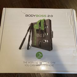 BodyBoss Home Gym 2.0 - Full Portable Gym Home Workout Package + 2 Extra Bands