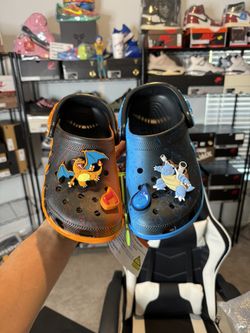 Pokémon X Crocs – Charizard & Blastoise w/ Light-Up & Water Gibbets