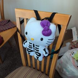 Hello Kitty Skeleton Plush Backpack ($40 OBO)