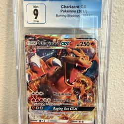 Pokemon Error Charizard GX Burning Shadows Holo